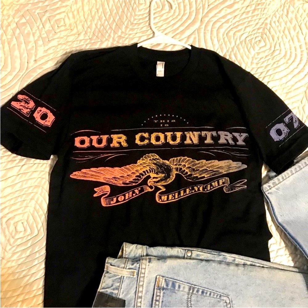Eagle 2007 John Cougar Mellencamp “Our Country” Tour Florida Concert Band Tee
